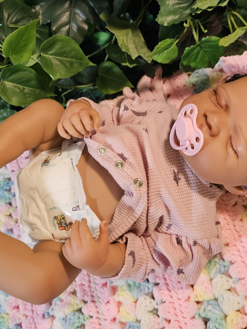 Pretty Reborn African-American Mixed Baby Doll New - Picture 11 of 16
